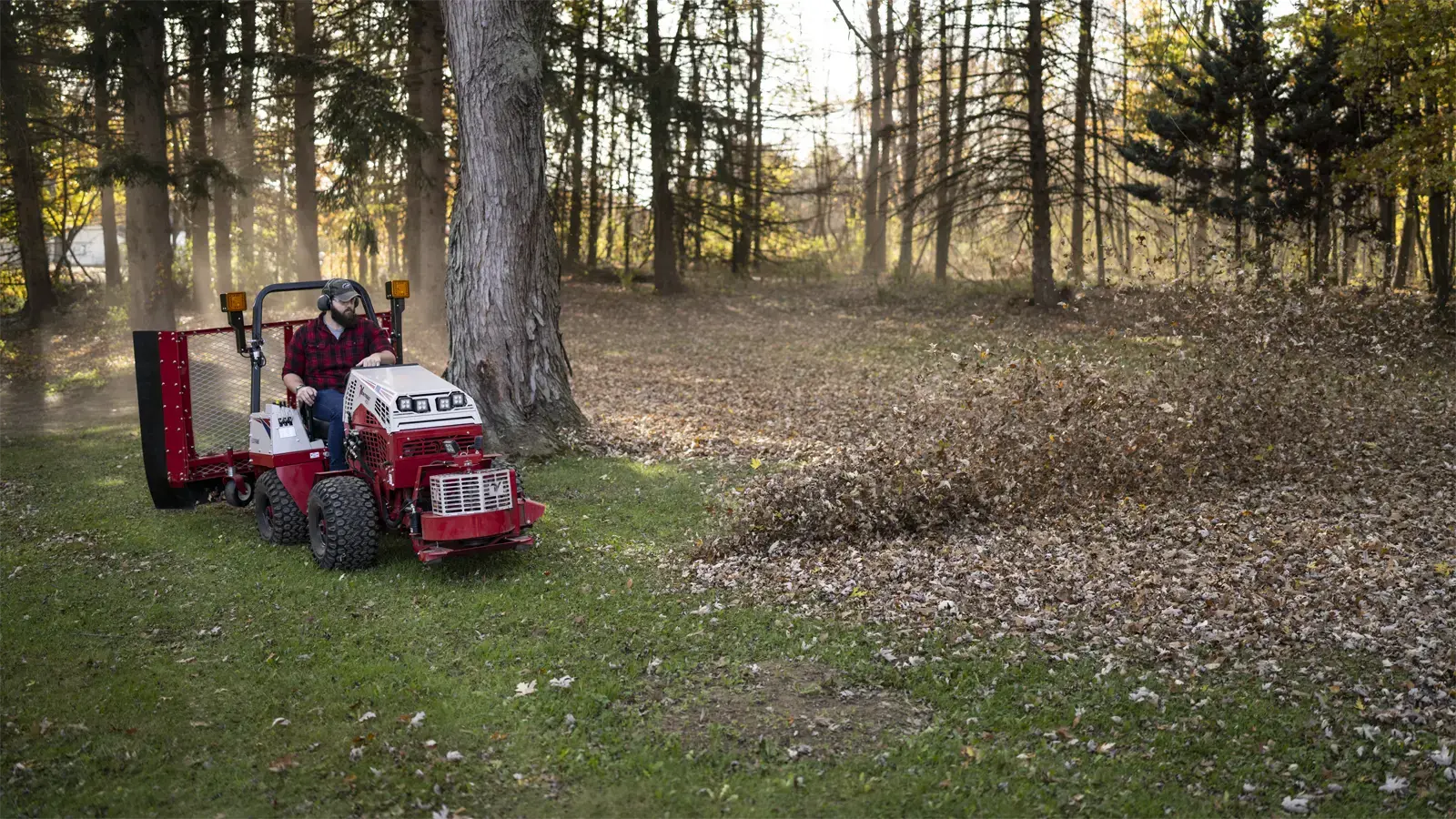 Ventrac EF300 Leaf Plow at Koenig Equipment