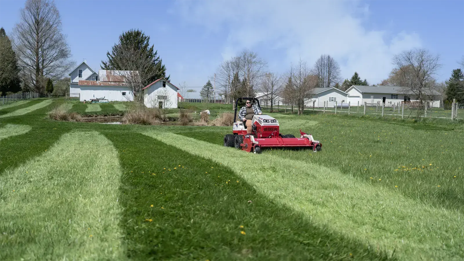 Ventrac attachment in action