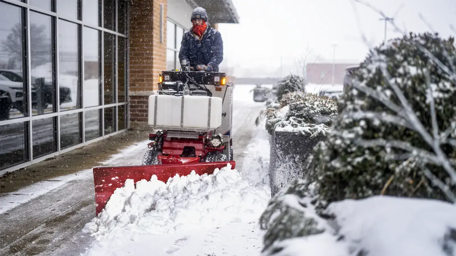 Ventrac ND Snow Plow at Koenig Equipment